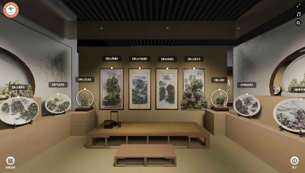 英德市英西中学师生英石盆景作品展截图